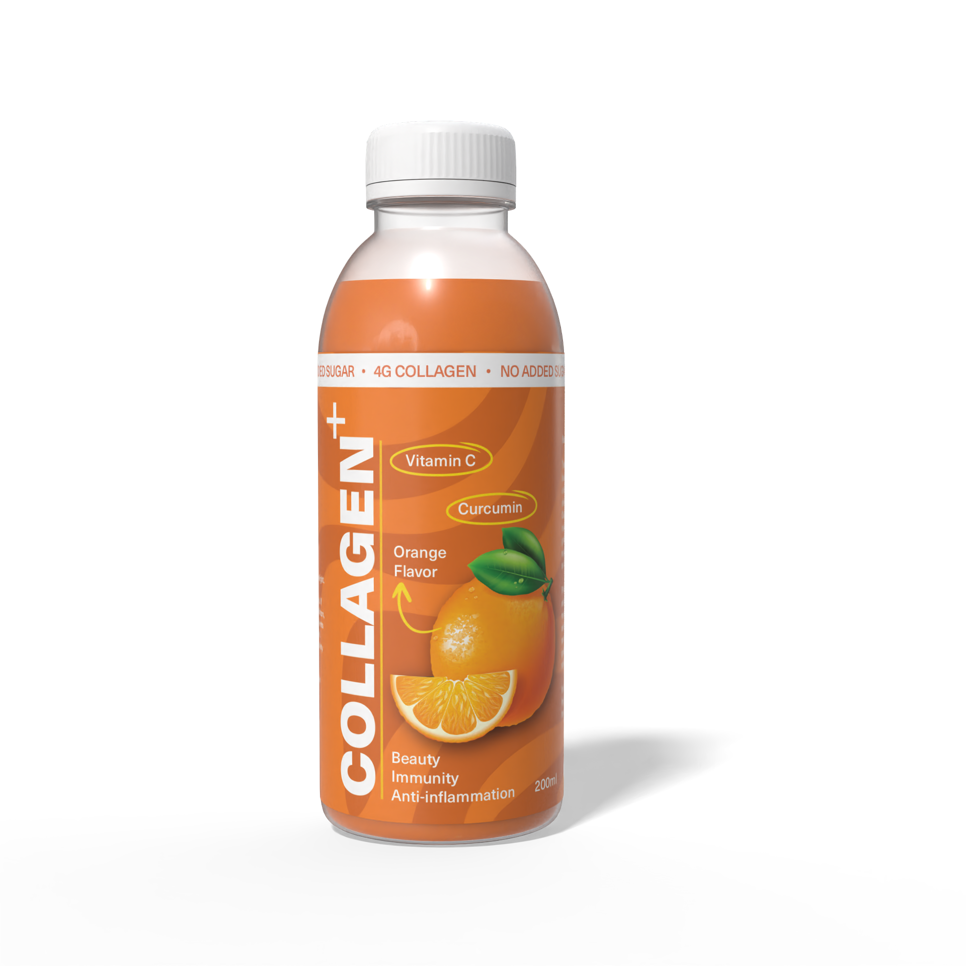 Orange Flavor Collagen Water for Beauty and Immunity
