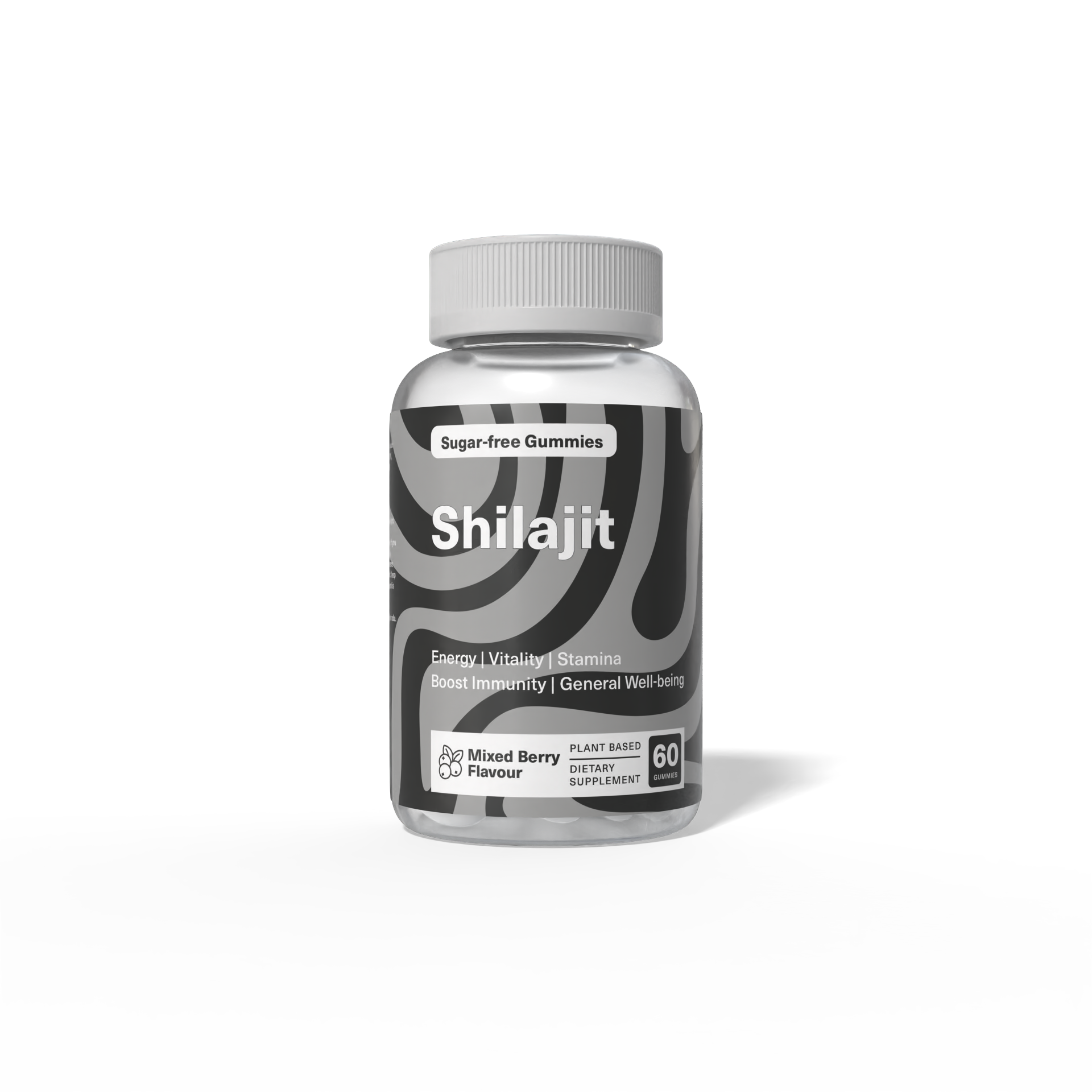Mixed Berry Flavour Shilajit Sugar free Gummies