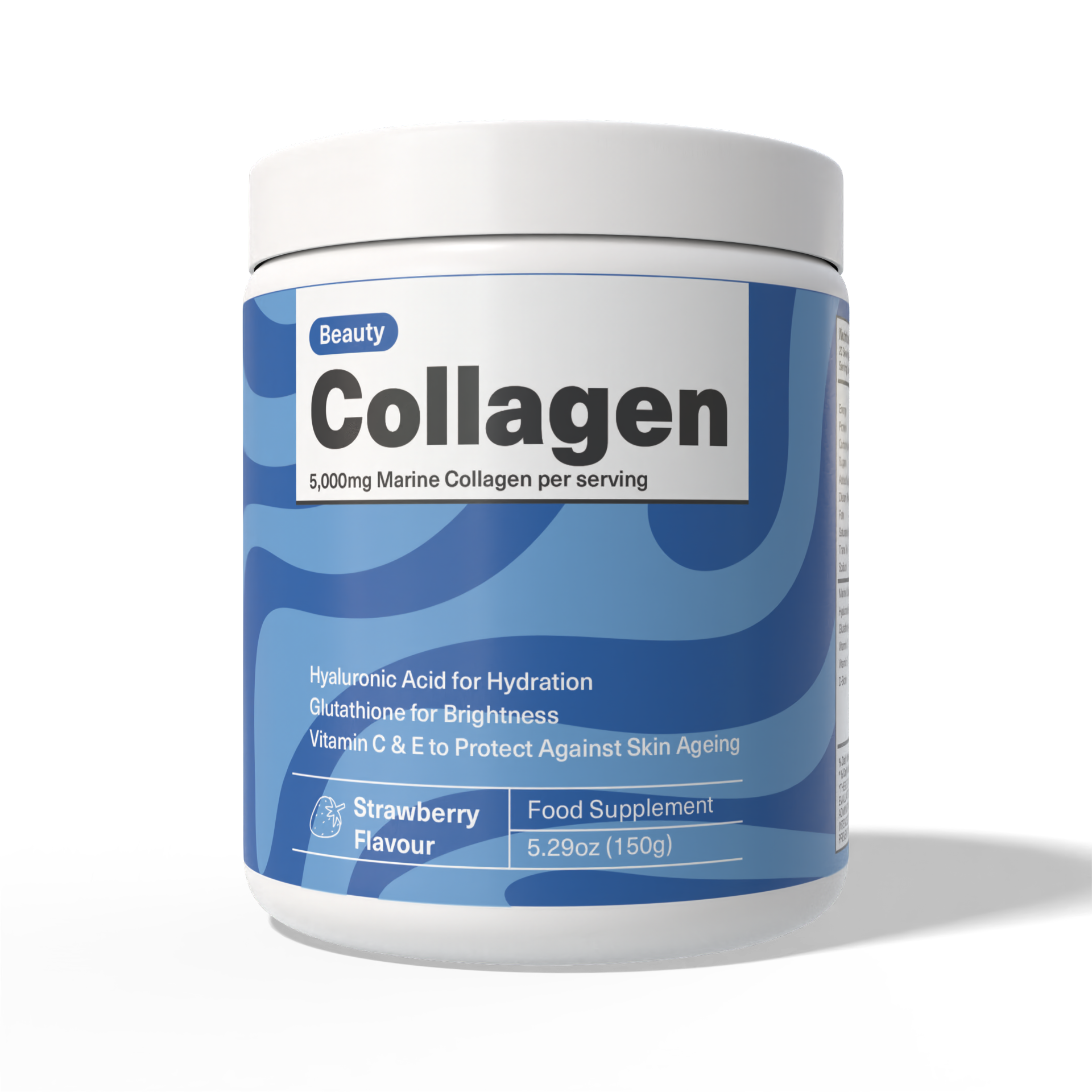 Strawberry Flavour Beauty Premix with Collagen